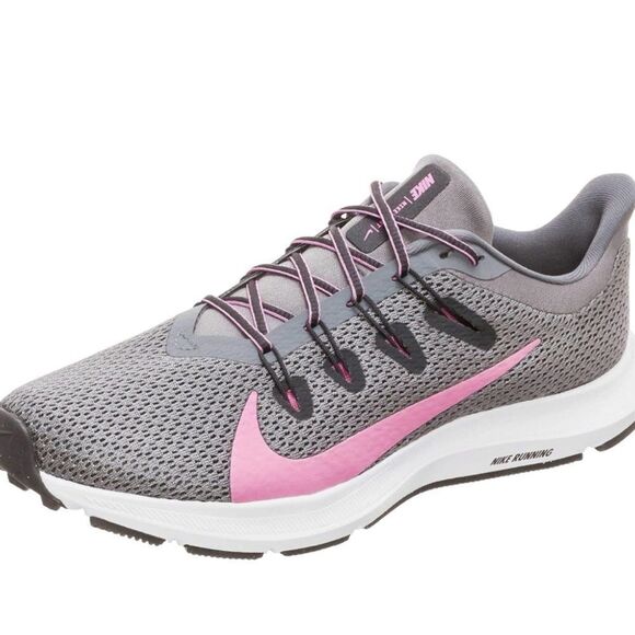 Nike Women's Gray and Pink Running Shoes - Picture 1 of 7
